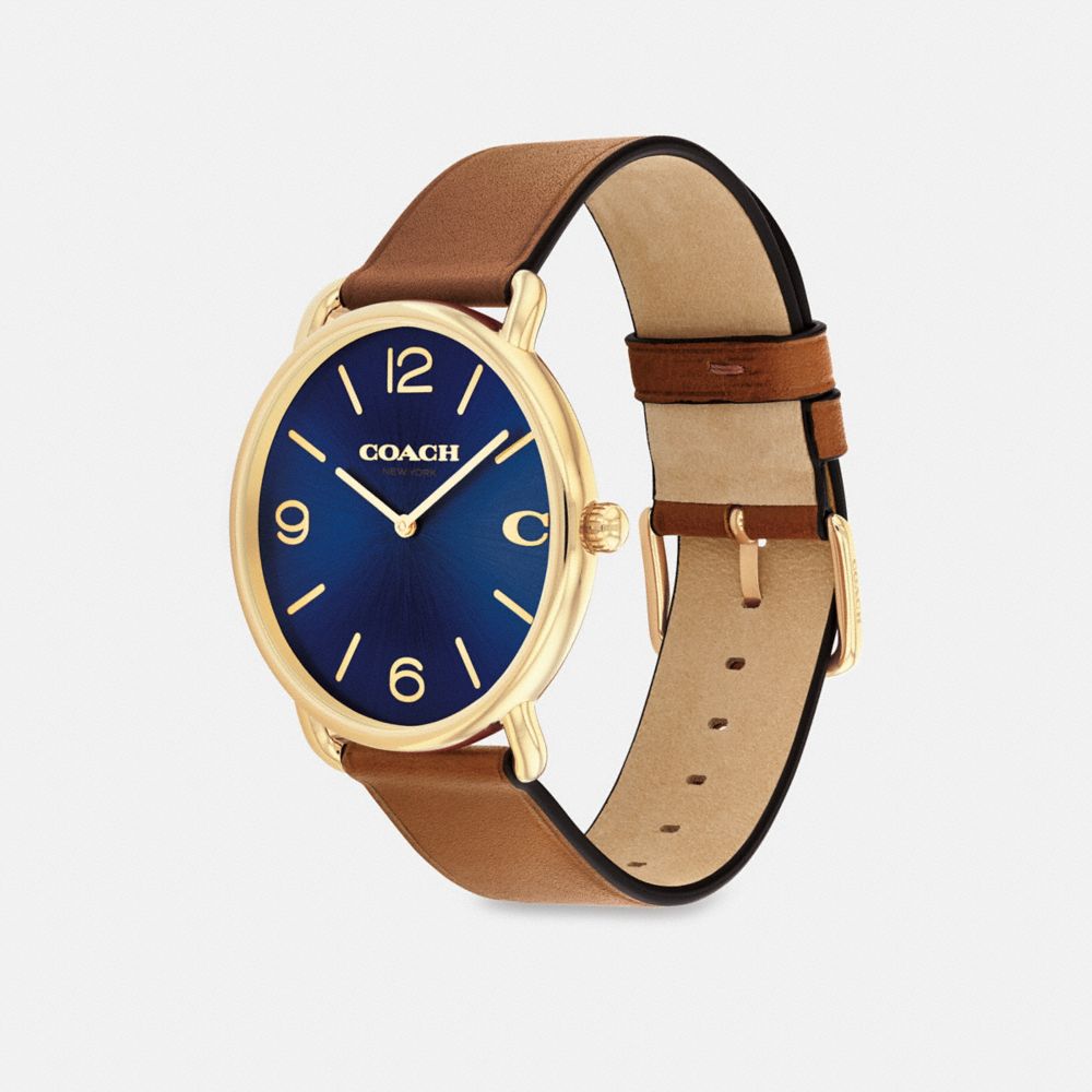 Saddle/Navy Coach Elliot Watch, 41 Mm Men Watches | 581KTVZMS