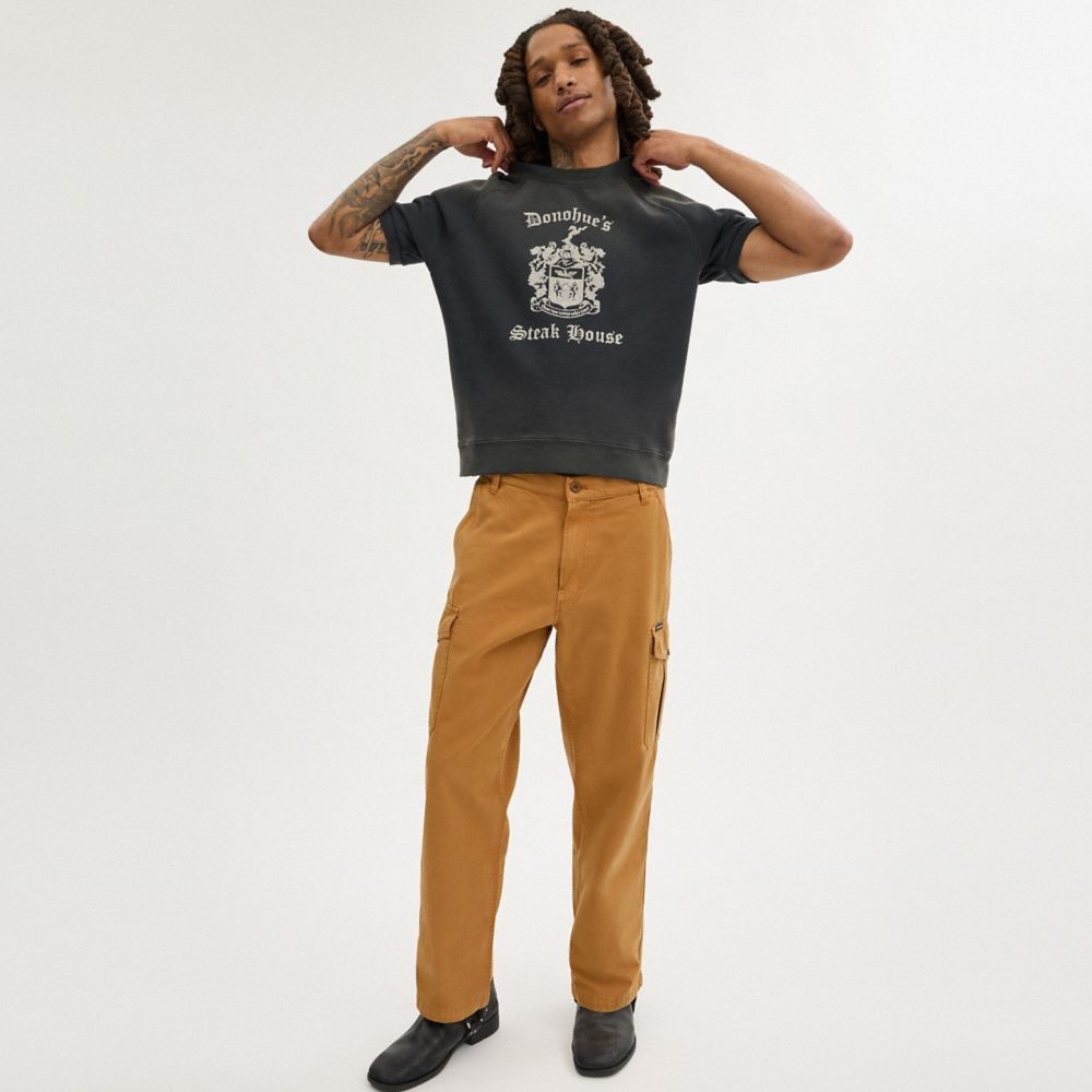 Saddle Coach Regenerative Cotton Pants Men Tops & Bottoms | 697APCBXT