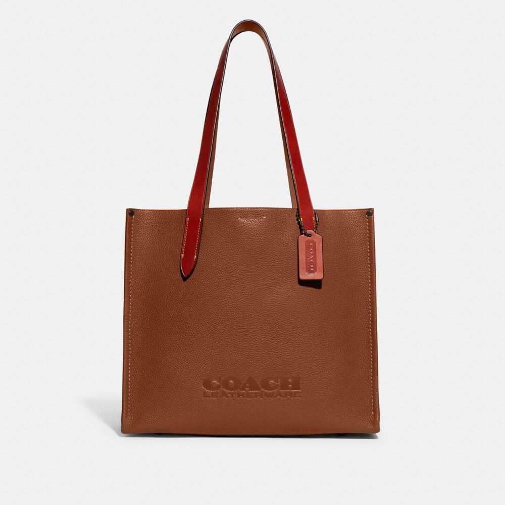 Saddle Coach Relay Tote Bag 34 Men Totes & Duffles | 086HPGMJO