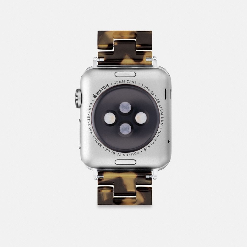 Signature Tortoise Coach Apple Watch® Strap, 38 Mm, 40 Mm And 41 Mm Men Watches | 725DPGBHR