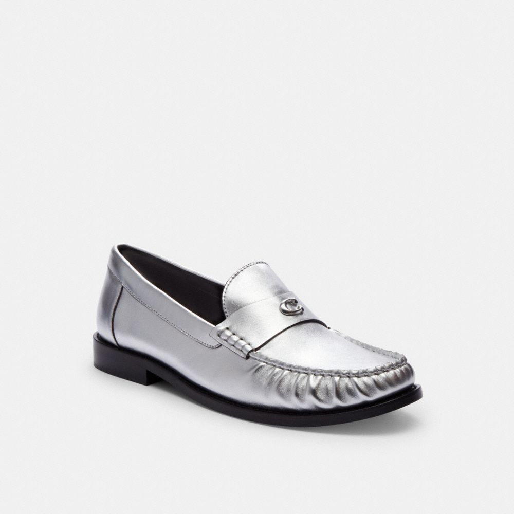 Silver Coach Jolene Loafer Women Flats & Loafers | 836YXOAUR