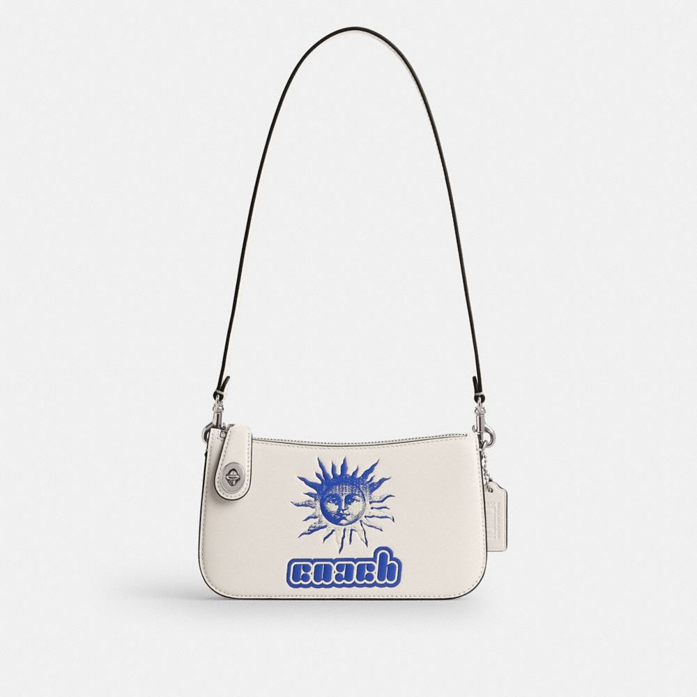 Silver Coach The Lil Nas X Drop Penn Shoulder Bag Women Shoulder Bags & Hobos | 307KZXJGA