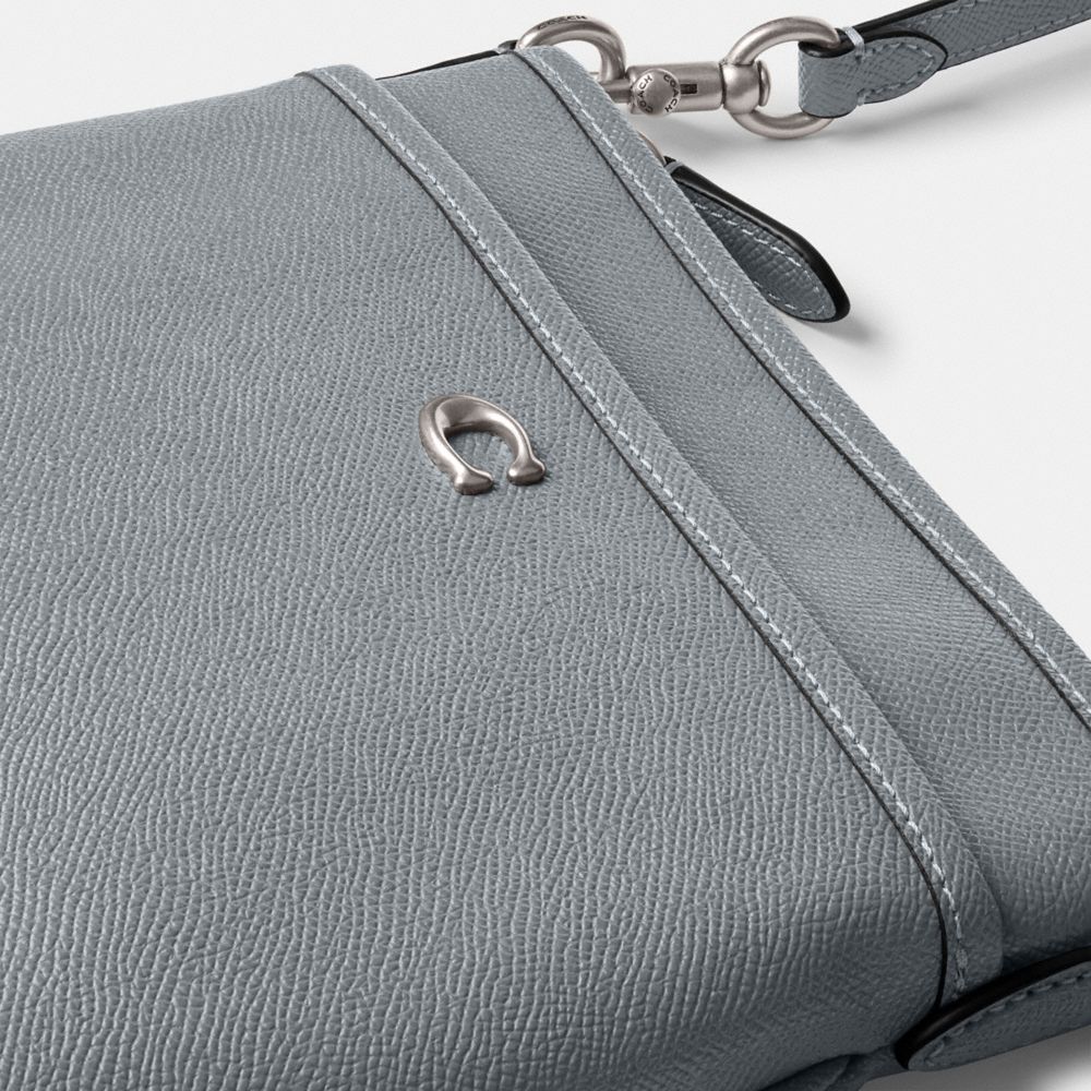 Silver / Grey Blue Coach Kitt Messenger Women Crossbody Bags | 650CEDGSN