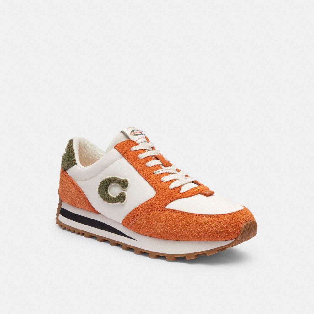 Spice Orange/Chalk Coach Runner Men Sneakers | 490ZPJMUY