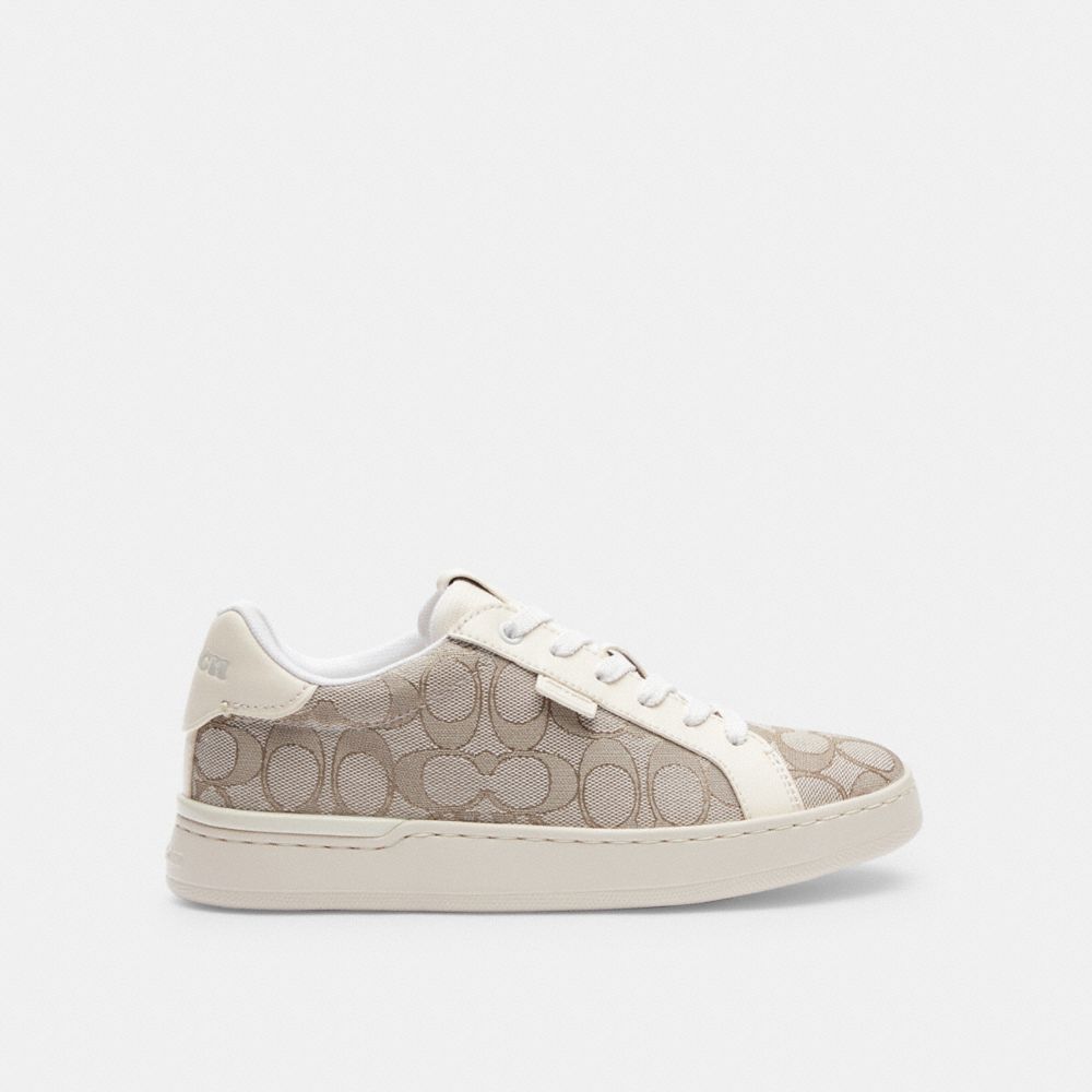 Stone/Chalk Coach Lowline Low Top Women Sneakers | 914HAUJYZ