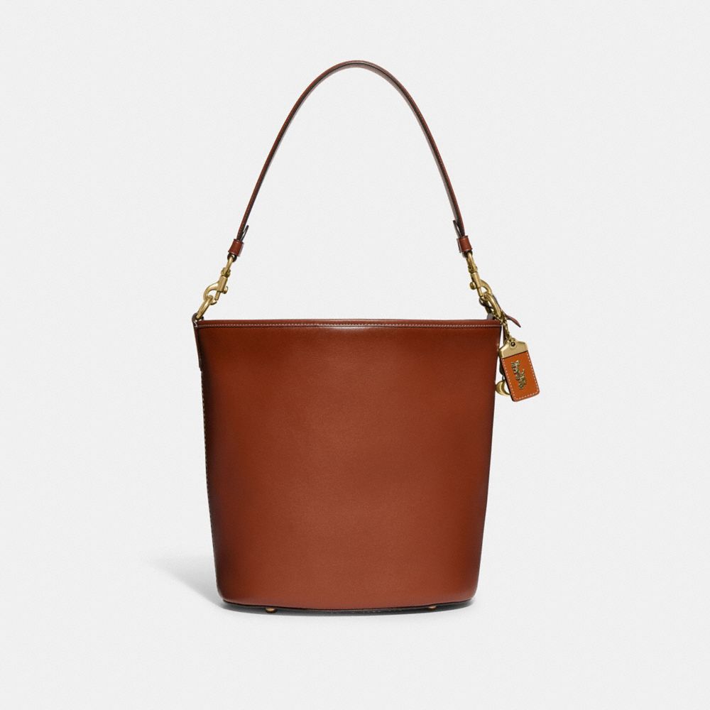 glovetanned leather/Brass/1941 Saddle Coach Dakota Bucket Bag Women Shoulder Bags & Hobos | 038EXNPUF