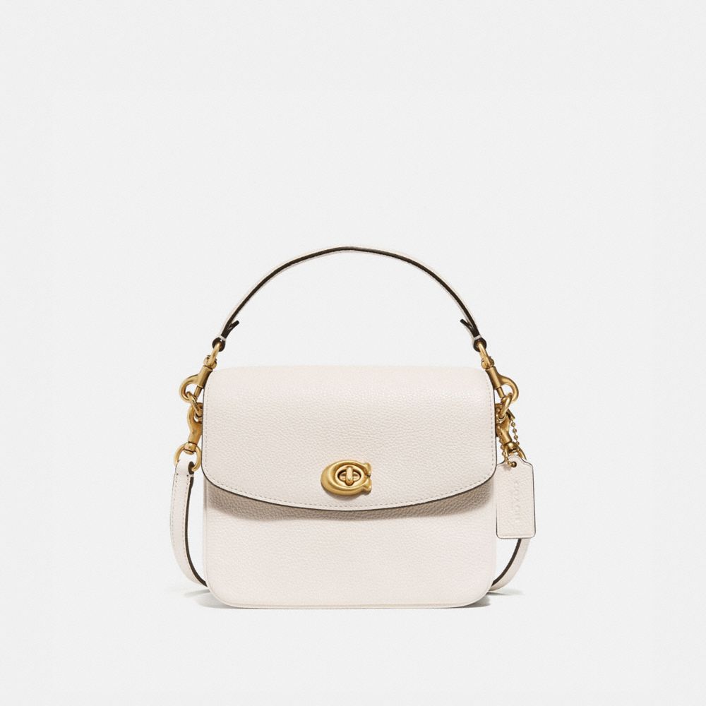 leather/Brass/Chalk Coach Cassie 19 Women Crossbody Bags | 328JDPNQH