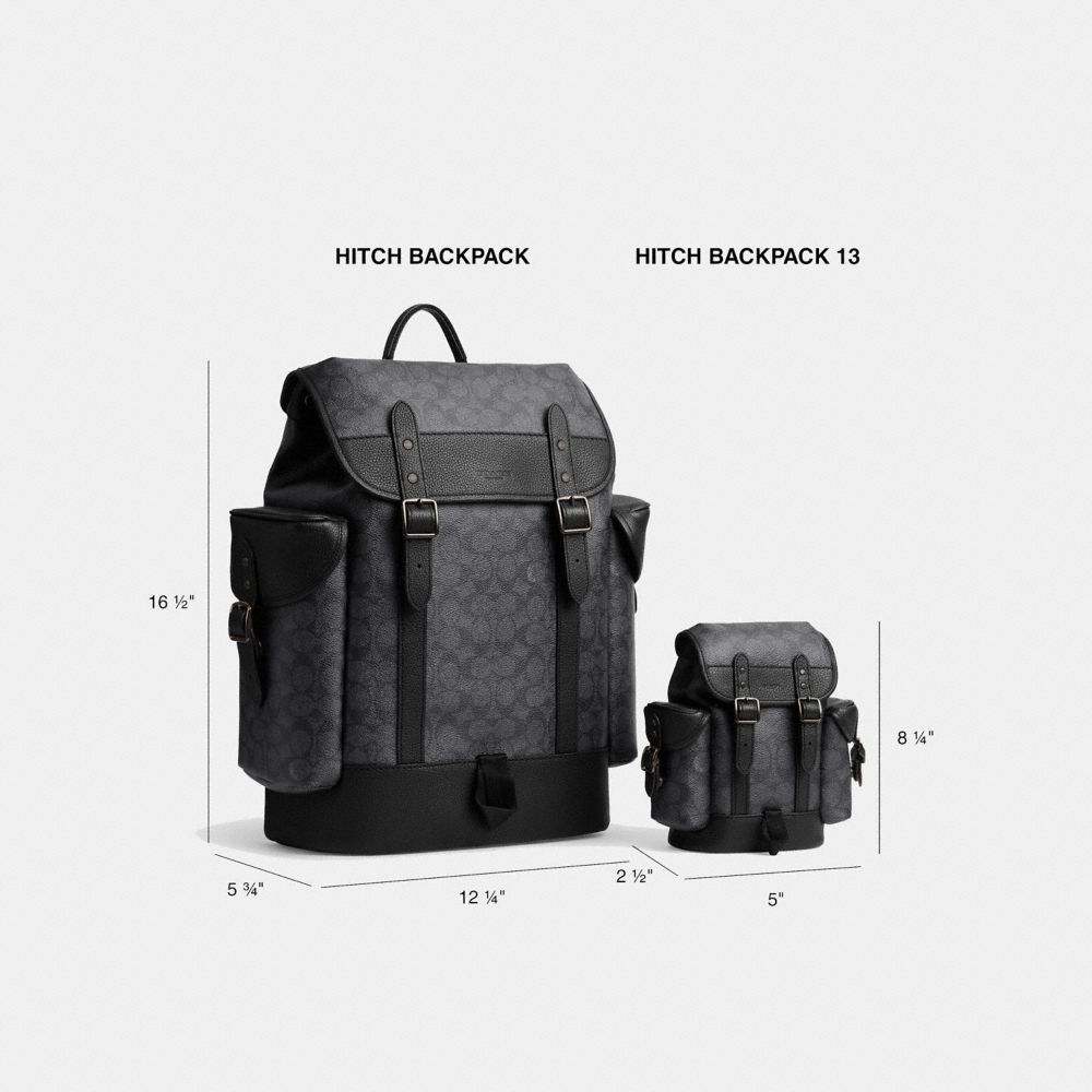 leather/Dark Saddle Coach Hitch 13 Men Backpacks | 520MSEIKQ